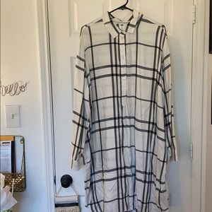 Old navy Plaid Button Down Dress